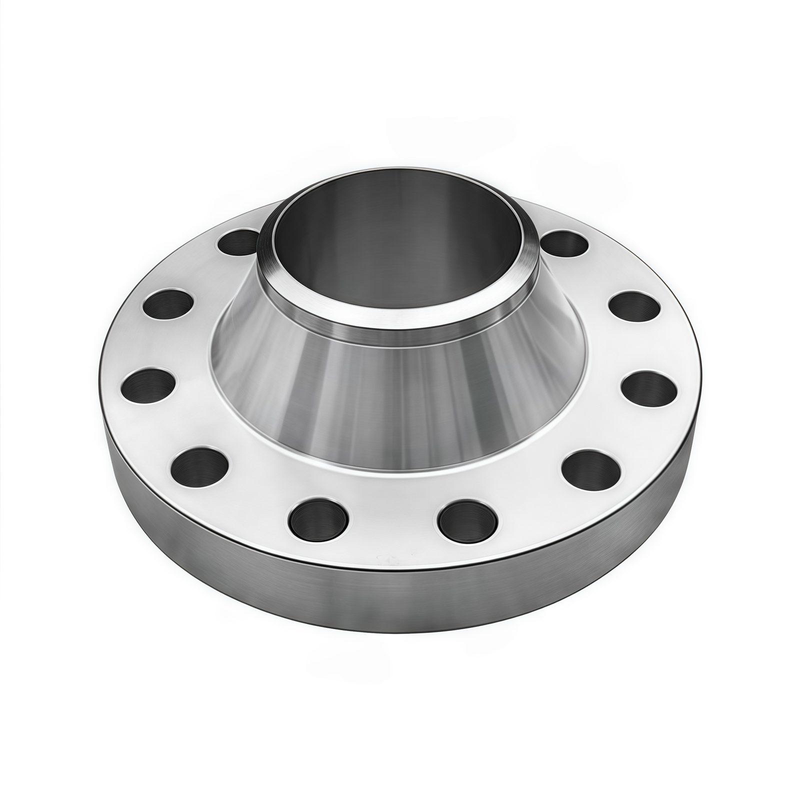 Stainless steel weld neck flange with raised face made by HuaboPipe